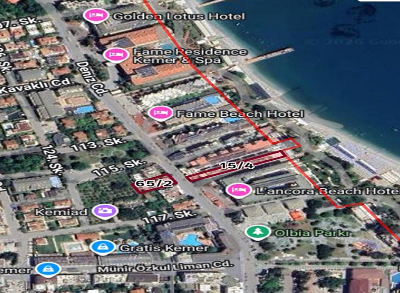 Hotel an der Küste von Antalya-Kemer zu verkaufen