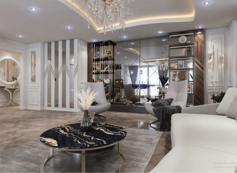 Very luxuriously furnished 5+1 apartment for sale in Alanya Obagöl