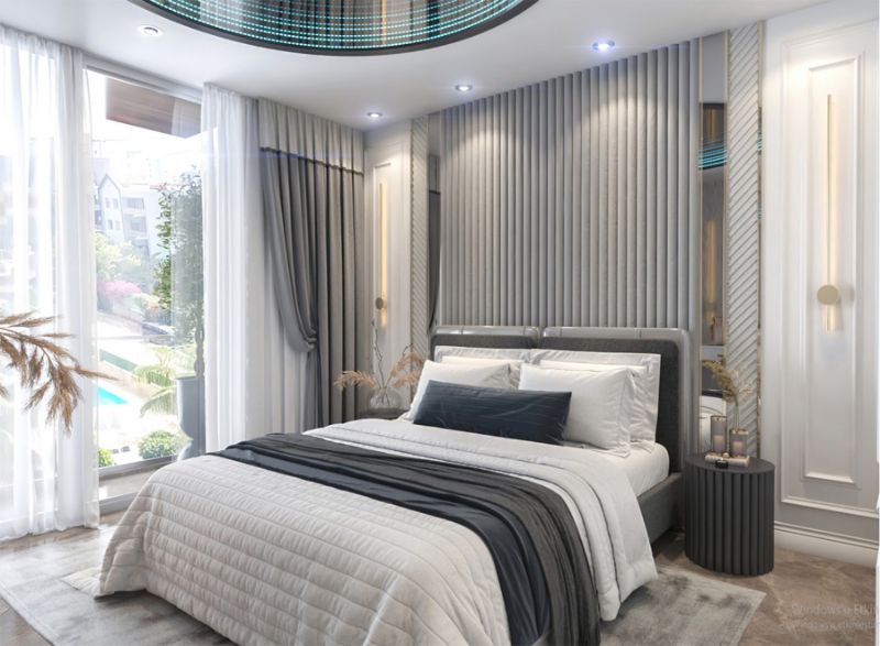 Very luxuriously furnished 5+1 apartment for sale in Alanya Obagöl