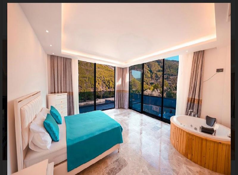 Four fully furnished detached villas for sale.